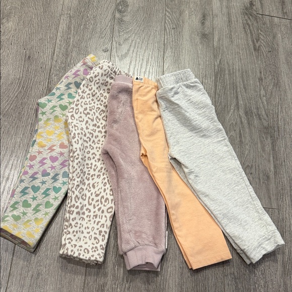 Calvin Klein, Gap Kids Leggings Set of 5 very warm sz 2 good condition - Picture 7 of 7
